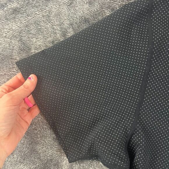 BYLT Drop Cut Shirt S/S Lux Polka Dot Black Sz XL Short Sleeve Performance Golf - Picture 3 of 10